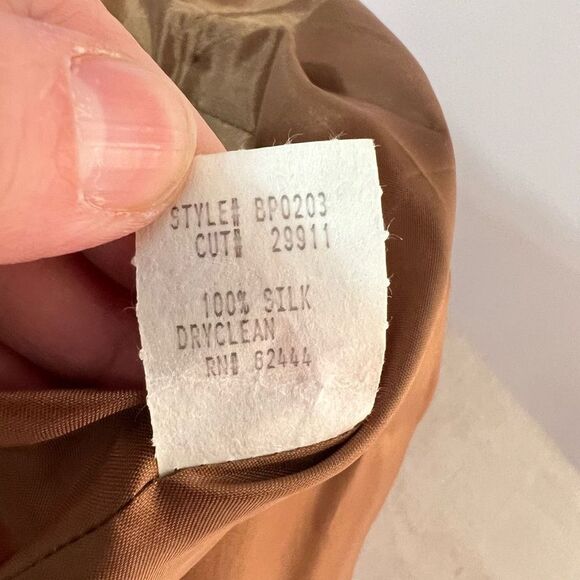 Nicole Miller collection yellow silk satin lace accent strapless cocktail dress - Picture 8 of 10